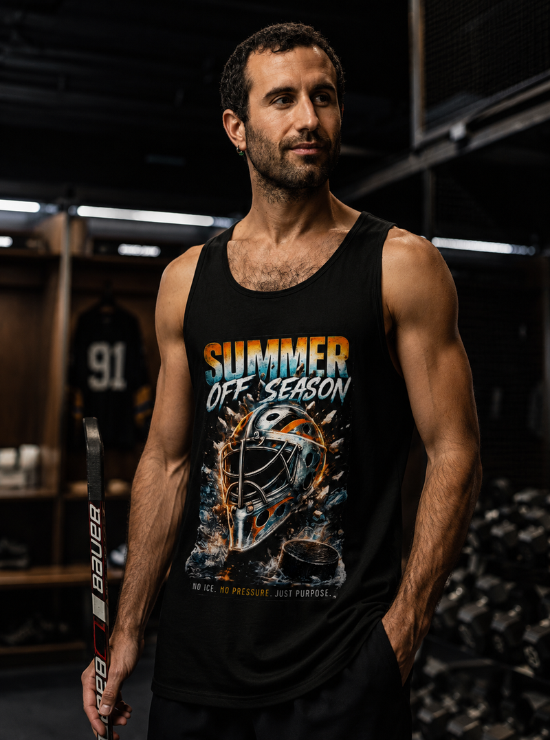 Puck Theory Off Season premium tank top