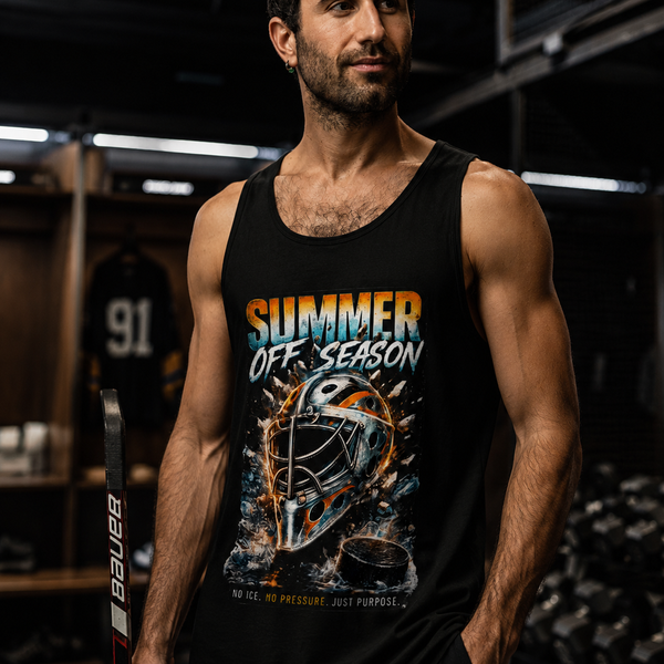 Puck Theory Off Season premium tank top